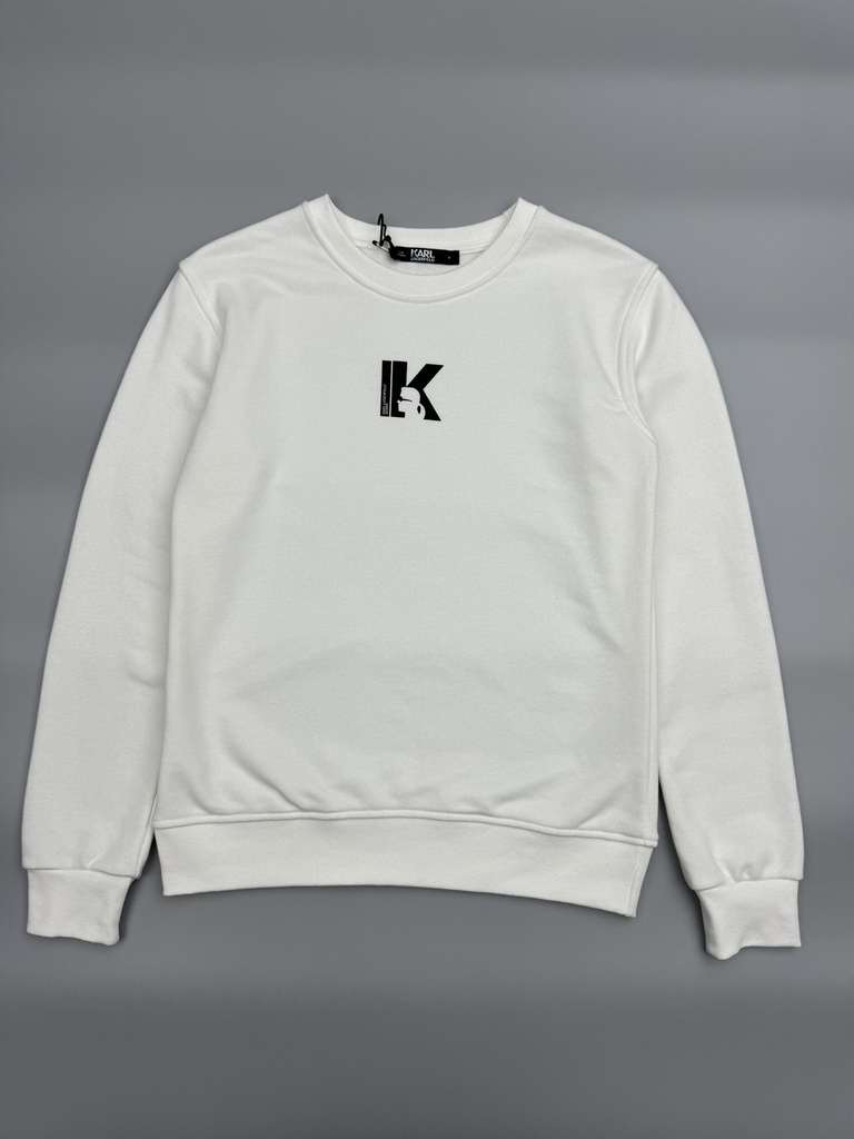 Karl Front Logo Printed Sweater