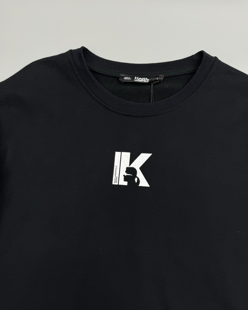 Karl Front Logo Printed Sweater