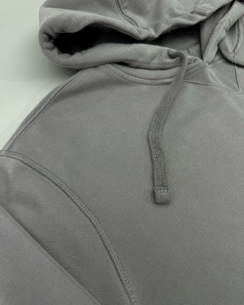 Prada Iron Grey Hooded Sweatshirt