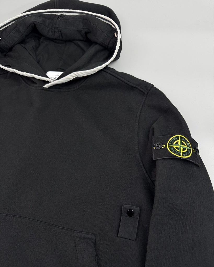 Stone Island Wappen Patch Cotton Hoodie