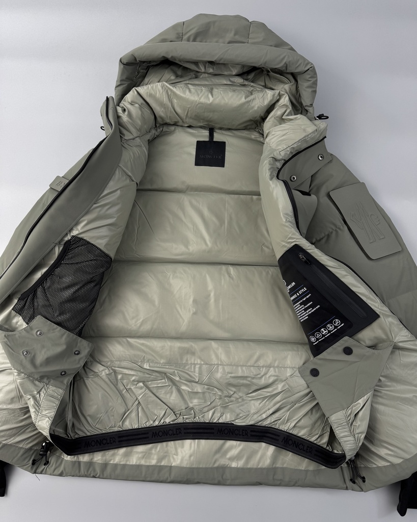 Moncler Down Jacket with Hand Patch