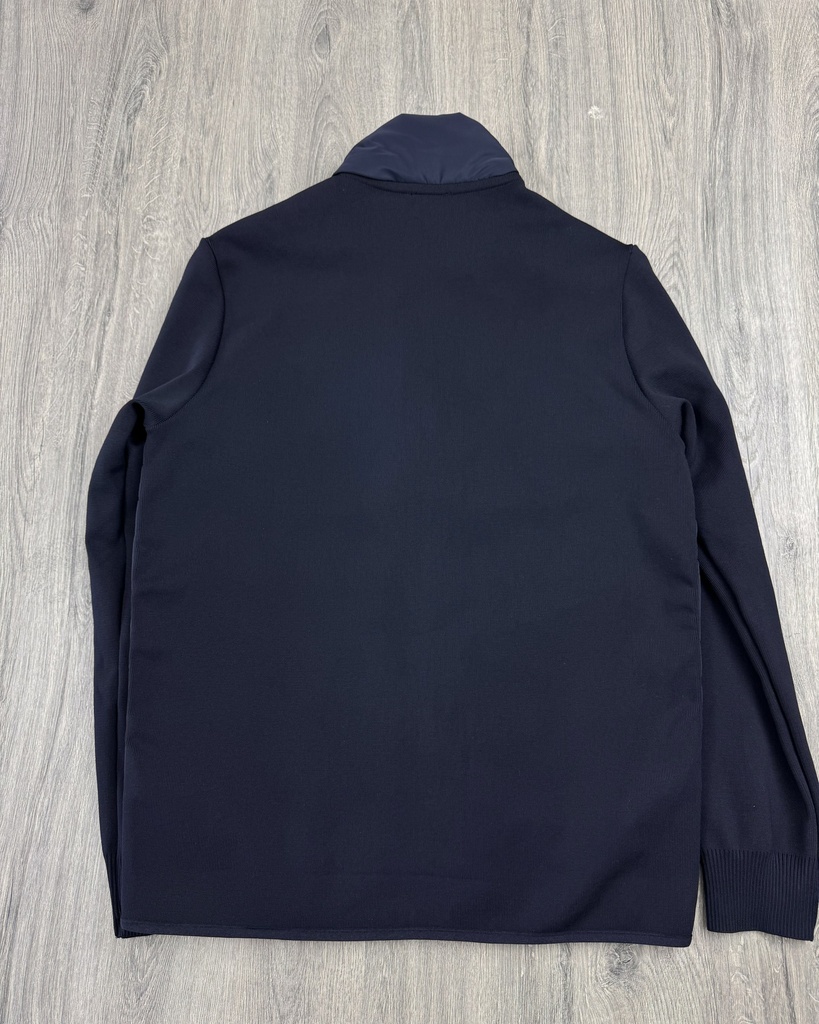 Moncler Padded Wool Blend Zip-up Cardigan