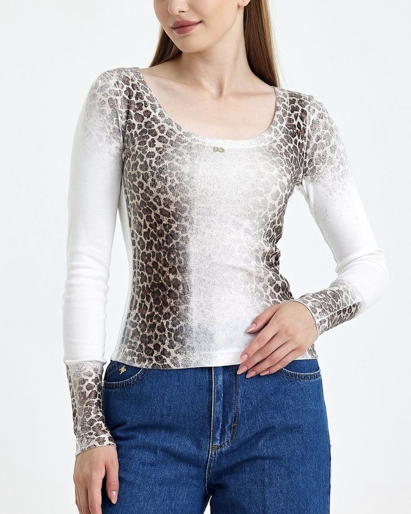 Dolce Long Sleeve Tiger Print 1392