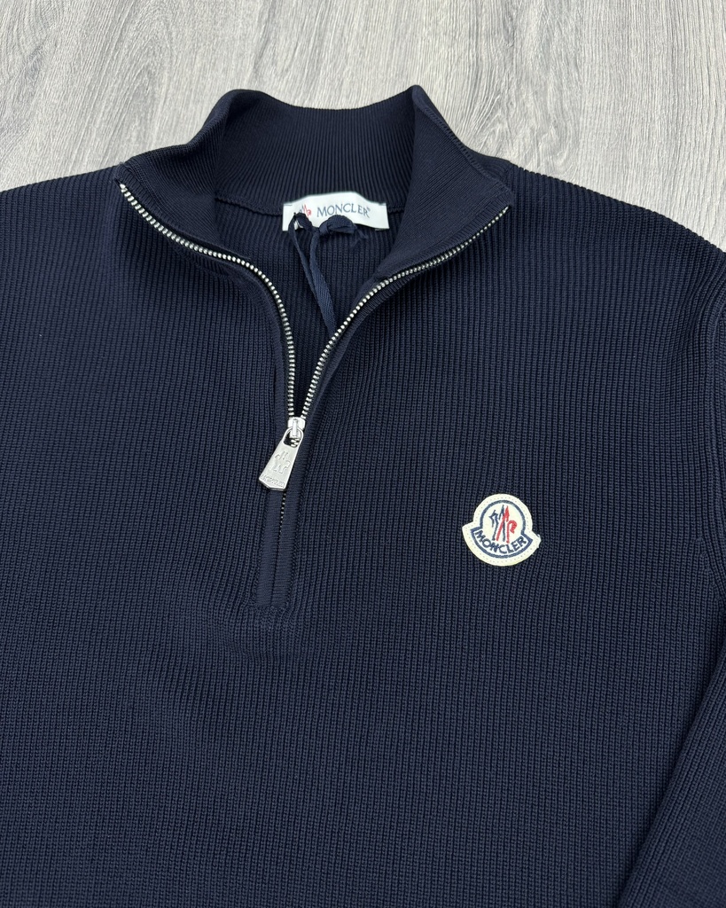 Moncler Half-Zipp Knitted Sweater 