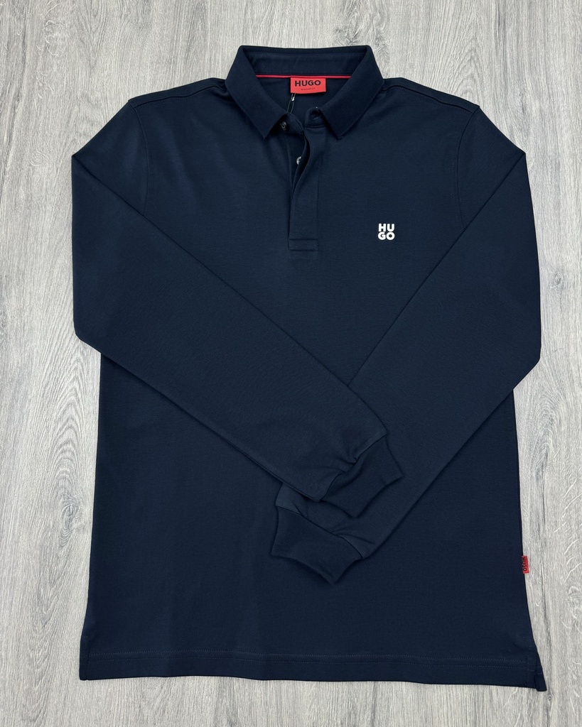 Hugo Long Sleeve Polo Shirt 15833