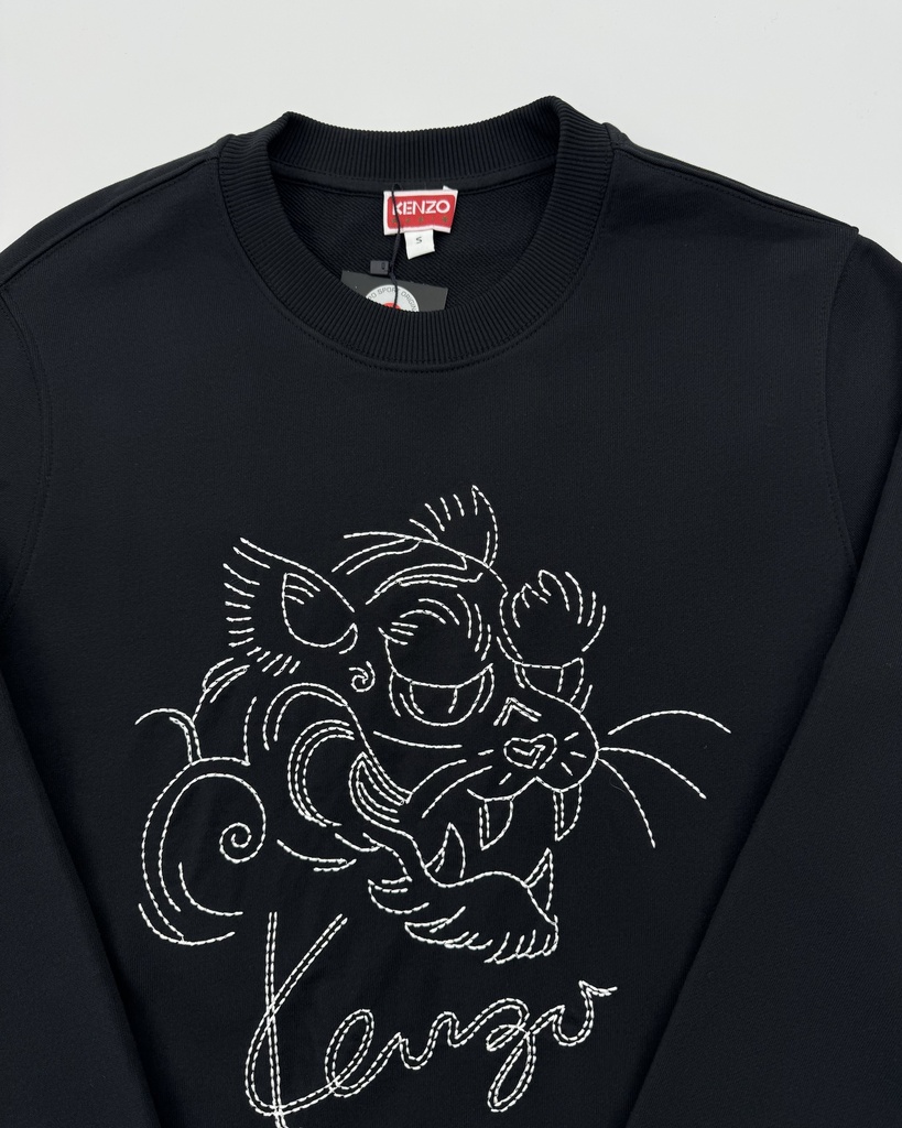 Kenzo Tiger Embroidered Logo Sweater