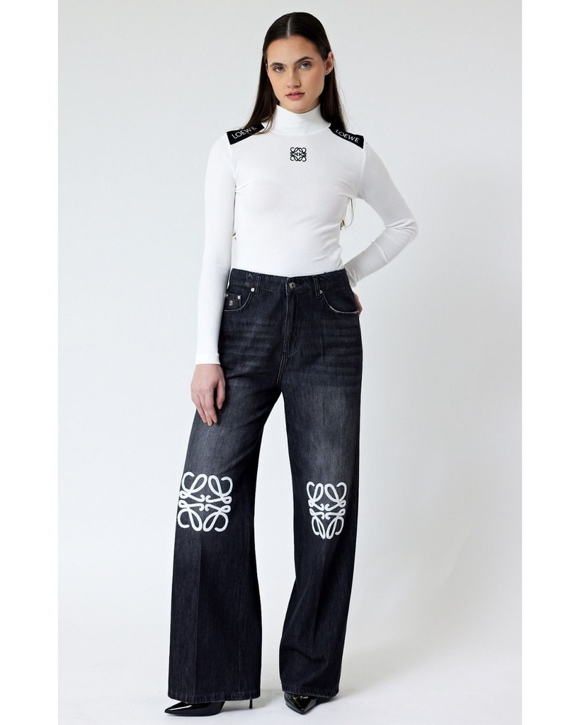 Loewe denim Jeans Embroidered Logo1668