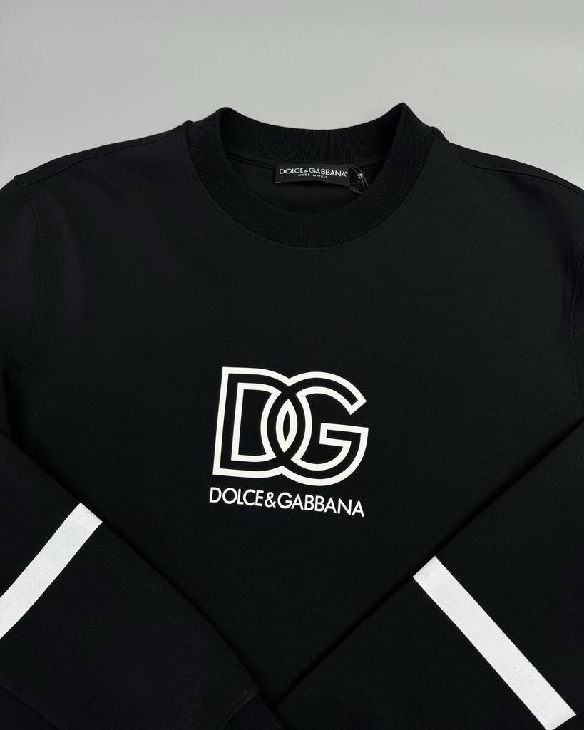 Dolce Logo Print Cotton Sweatshirt G9AUTTG7