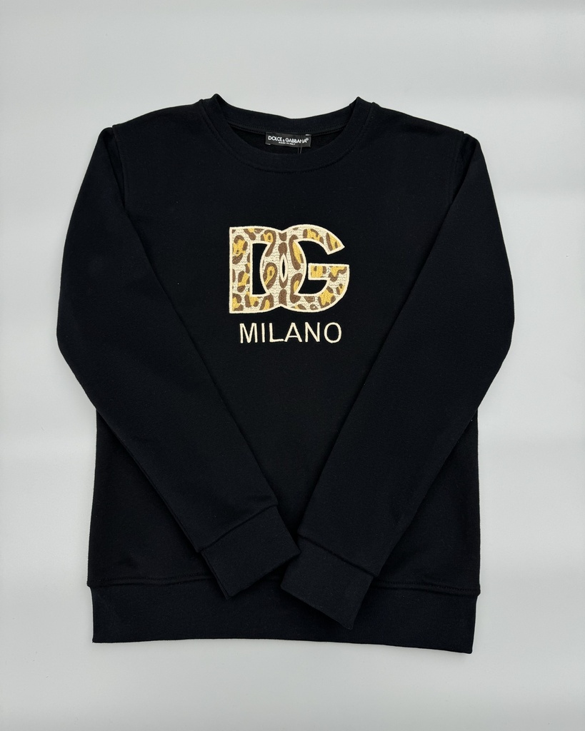 Dolce Tiger Embroidered Logo Sweater