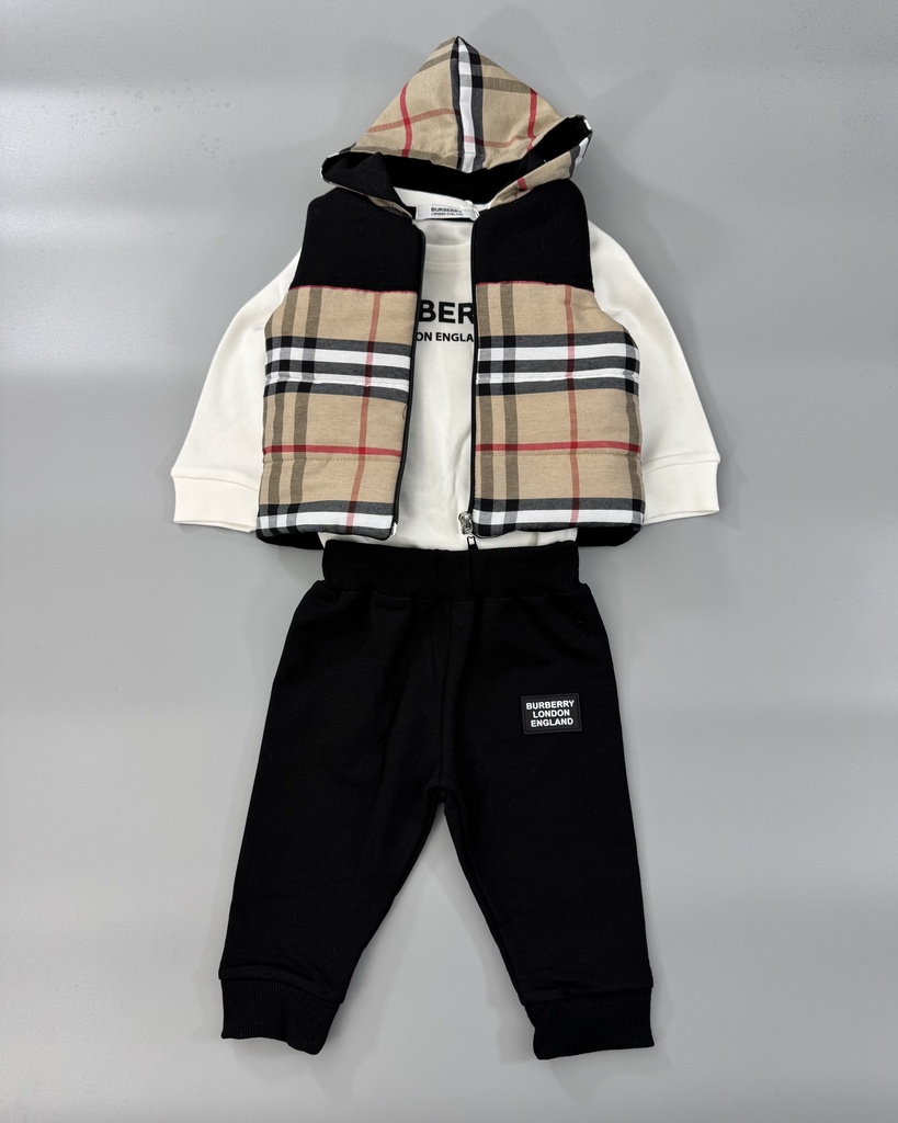 Burberry Baby Vest Tracksuit Set 3051