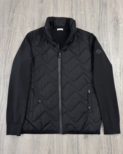 Moncler Padded Wool Blend Zip-up Cardigan