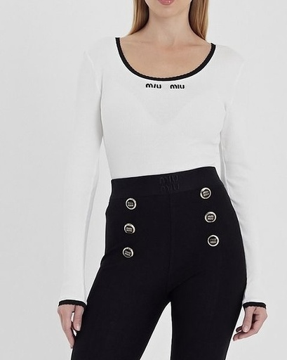 MiuMiu Long Sleeve T-Shirt 1365